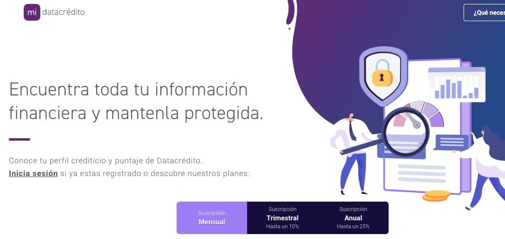 pagina para averiguar si estoy reportado en datacredito