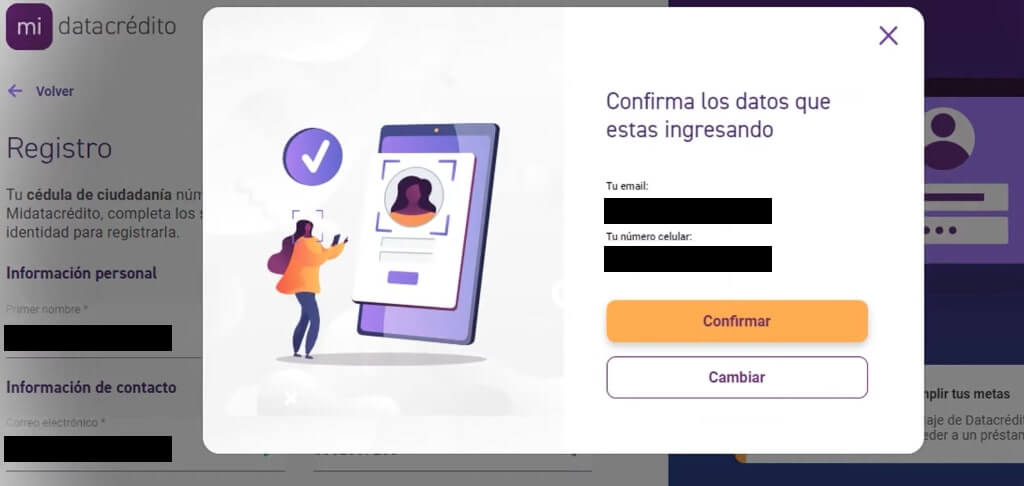 crear usuario datacredito